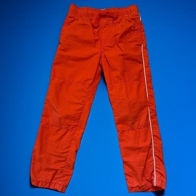 Gymboree Boys Pants Sz 6 Hop n Roll The Gymster Athletic Orange Lined