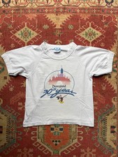 Vintage Disneyland 30th Year Kids Shirt Size Medium 1980s Made In USA