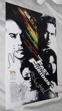 Vin Diesel, Michelle Rodriguez, Noel Gugliemi Signed 12x18 Photo Fast Furious