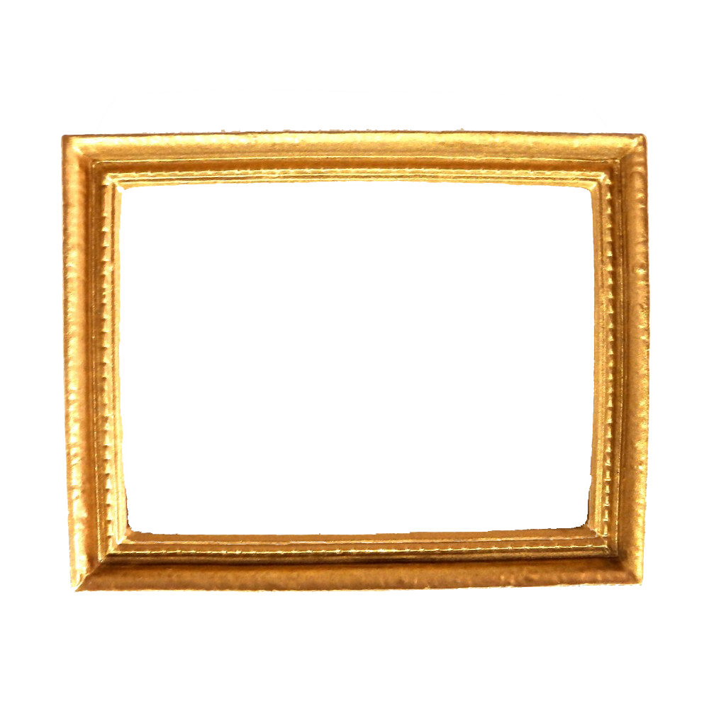Melody Jane Dolls House Empty Gold Picture Painting Frame Large Miniature 1:12