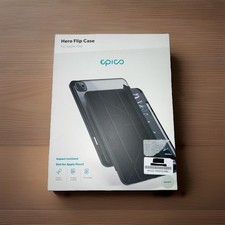 Image of Epico Hero Flip Case For Apple iPad 10.2 Inch Eco Leather In Black