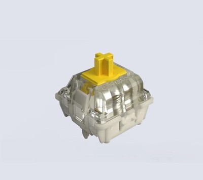 Lekker Switches Linear 45 Magnetic L45 Yellow Nonmagnetic Spring