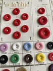 La Mode New Vtg 60s Lot Of 6 Salesman Cards With 59 Multicolor Buttons — photo 9
