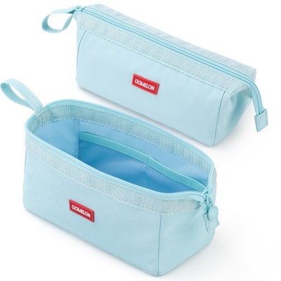 CICIMELON Federmäppchen große Kapazität 7,48 x 3,54 x 4,13 Zoll, blau 