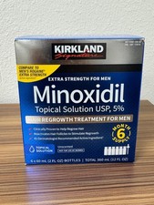 Kirkland Minoxidil 5 Hair Regrowth /Xtra Strength 6 Month Supply 2027 EXP