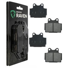 2 Kit plaquettes frein Av Ga et Av Dr Pour Yamaha RZ 350  de 1986 à 1988