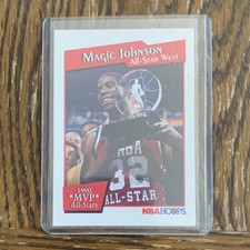 NBA Hoops 1990 All-Star Weekend Magic Johnson MVP All-Stars Card  XI
