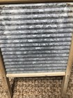 VINTAGE COLUMBUS WASHBOARD CO GALVANIZED NO.2090 12 X 24" GREAT GRAPHICS — photo 2