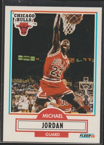1990-91 Fleer #26 Michael Jordan Chicago Bulls NBA Basketball