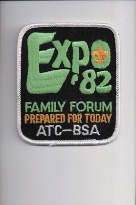 1982 ATC Family Forum Prepared For Today Expo patch