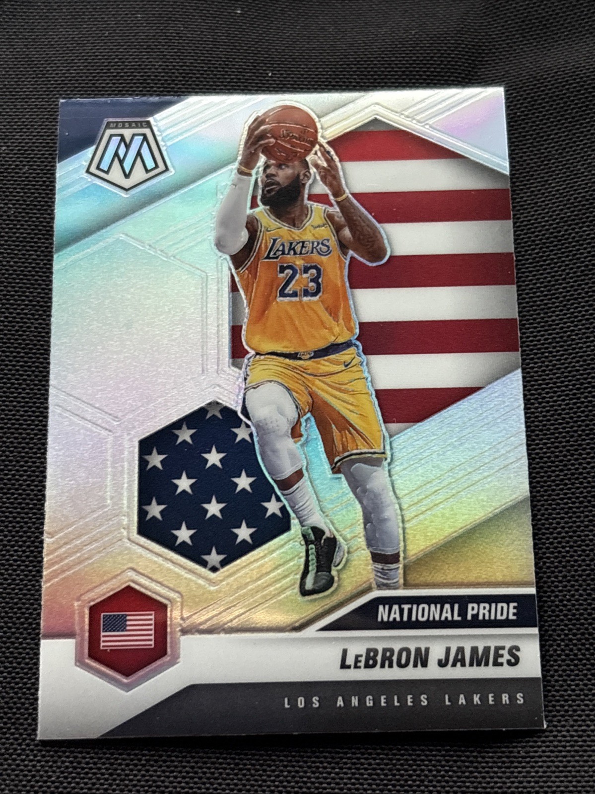 2020-21 Panini Mosaic National Pride Silver Prizm LeBron James #247