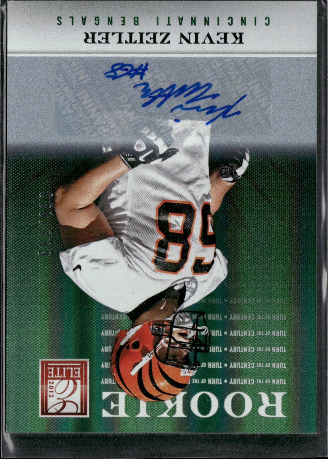 Kevin Zeitler Panini Elite #194 Turn of the Century Autograph