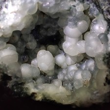 This Pearly Green Full Prehnite Pocket Displays PERFECTLY!  Mineral Specimen: CT