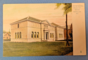 Antique TUCK postcard #5056 PITTSFIELD Mass. Museum of Natural History & Art