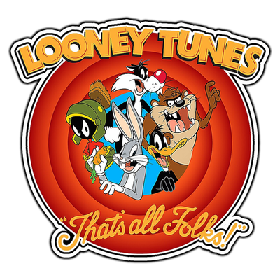 #ad Looney Tunes That#x27;s All Folks #1 Cartoon Sticker Waterproof Vinyl Decal Die Cut $35.95