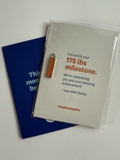 Weight Watchers 175 Lb Milestone Keychain Charm - NEW