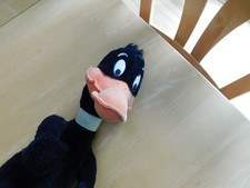 Vintage Daffy Duck Warner Bros 1971 Plush By Mighty Star 19" Tall Rare