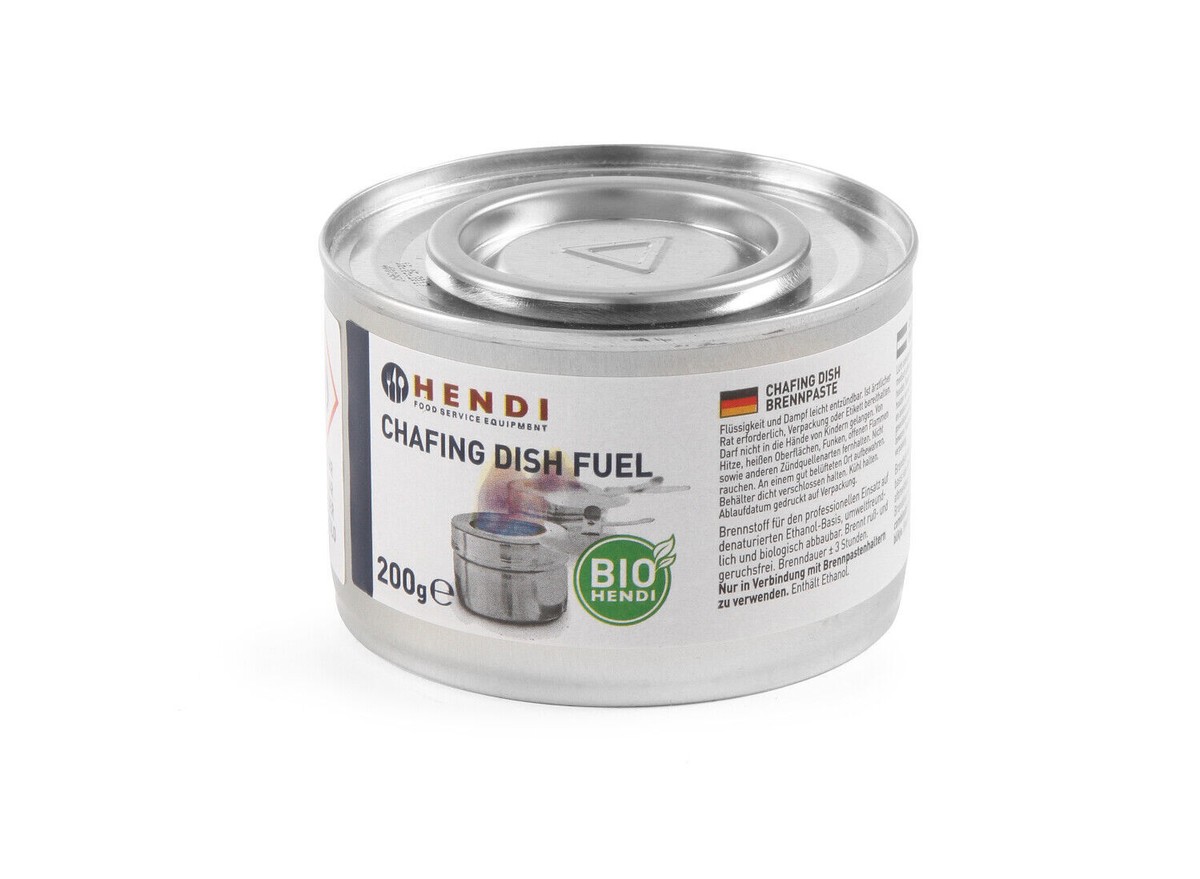 Bio Brennpaste 200 g Sicherheitsbrennpaste für Chafing Dish Speisenwärmer