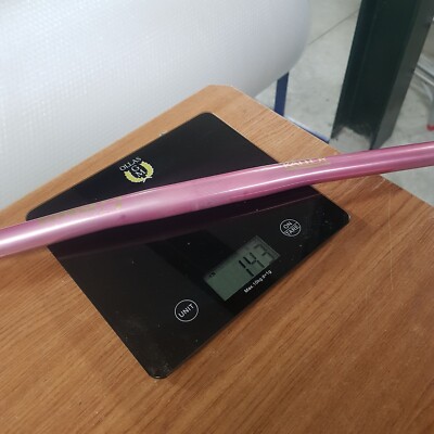 Guidon Vtt 25.4 Kalloy Uno Anodisé Rose 143gr Rétro Vintage