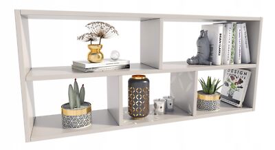 MATKAM TEO Hängeregal in moderner Optik, B113,6 x H50 x T25 cm, (Kaschmir)