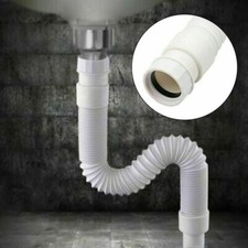 Wash Basin Sink Drain Pipe Down Waste Tube Drain Hose Plumbing Bathroom Kitchen