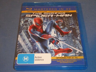 The Amazing Spider-Man Blu Ray Mastered in 4K Excellent Condition