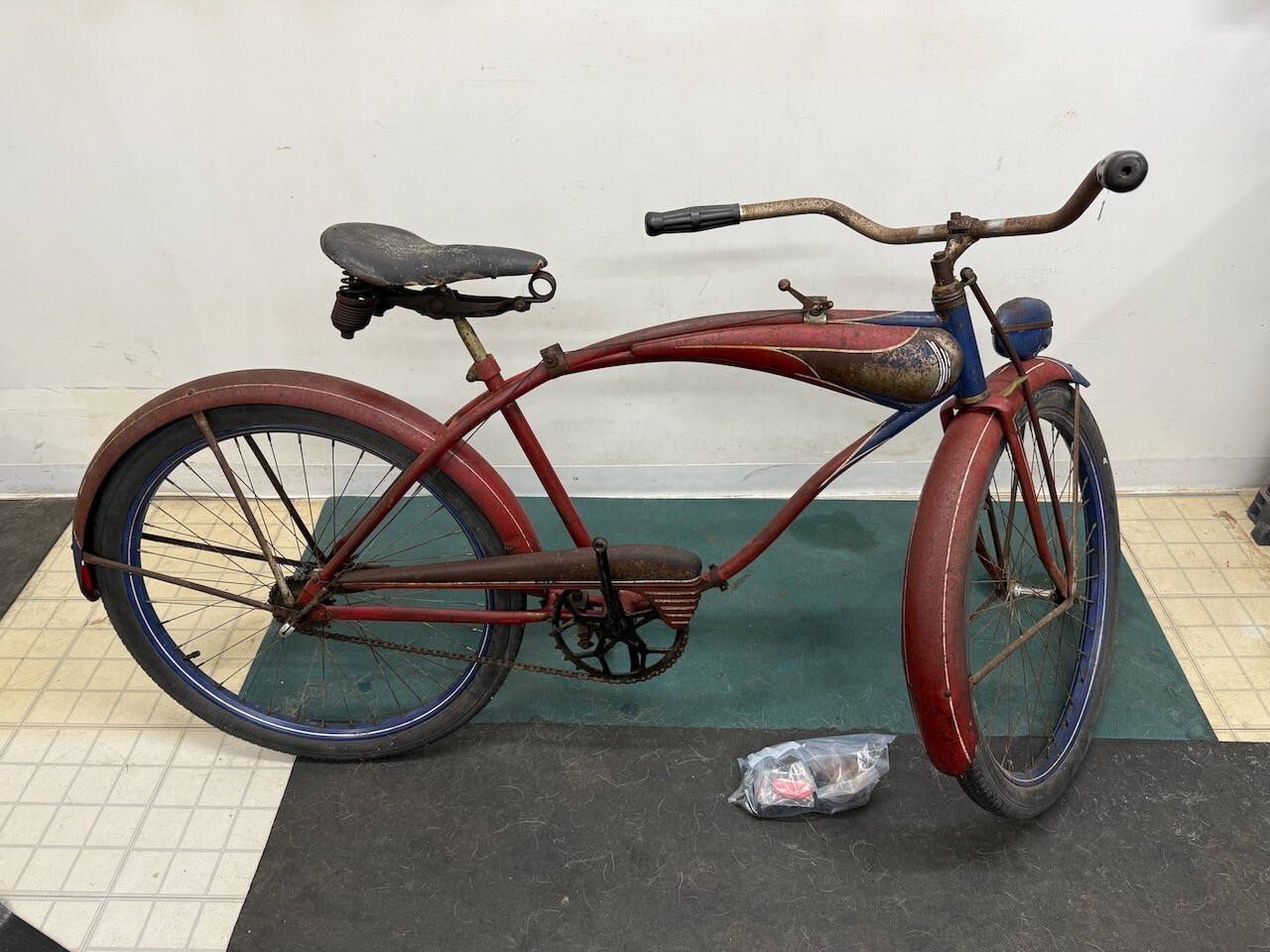 Shelby War Restricted Mens 26" Bicycle With Blackout Parts Rare No Badge
