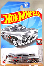 2024 Hot Wheels #215 HW Rolling Metal 2/5 '49 DRAG MERC Zamac w/Chrome 5 Spokes