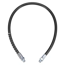 Grease Gun Hose 23.6" 10000 PSI Spring Flex Grease with 1/8" NPT Threads Black