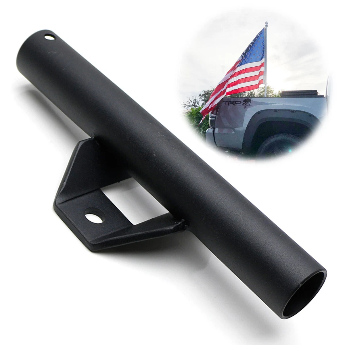 Truck bed rail on sale flag mount