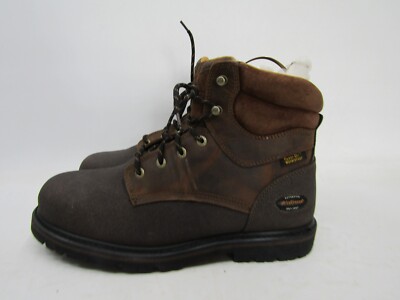 EUC Lacrosse Mens Size 11.5 M Brown Leather Laces Composite Ankle Work Boots EUC Lacrosse Mens Size 11.5 M Brown Leather Laces Composite  main image 3