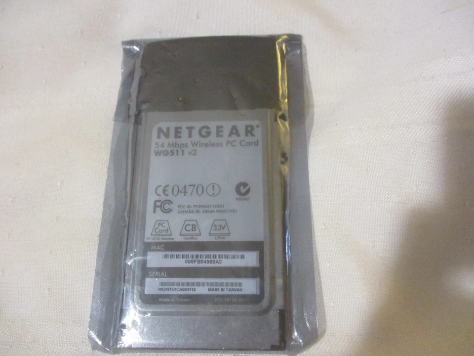 Netgear 54 Mbps Wireless PC Card WG511 v2 -New - Image 3 of 4