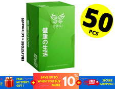 Original 1box 50pcs Health ITSUKI KENKO Cleansing Detox Foot Pads "Patch" Herbal