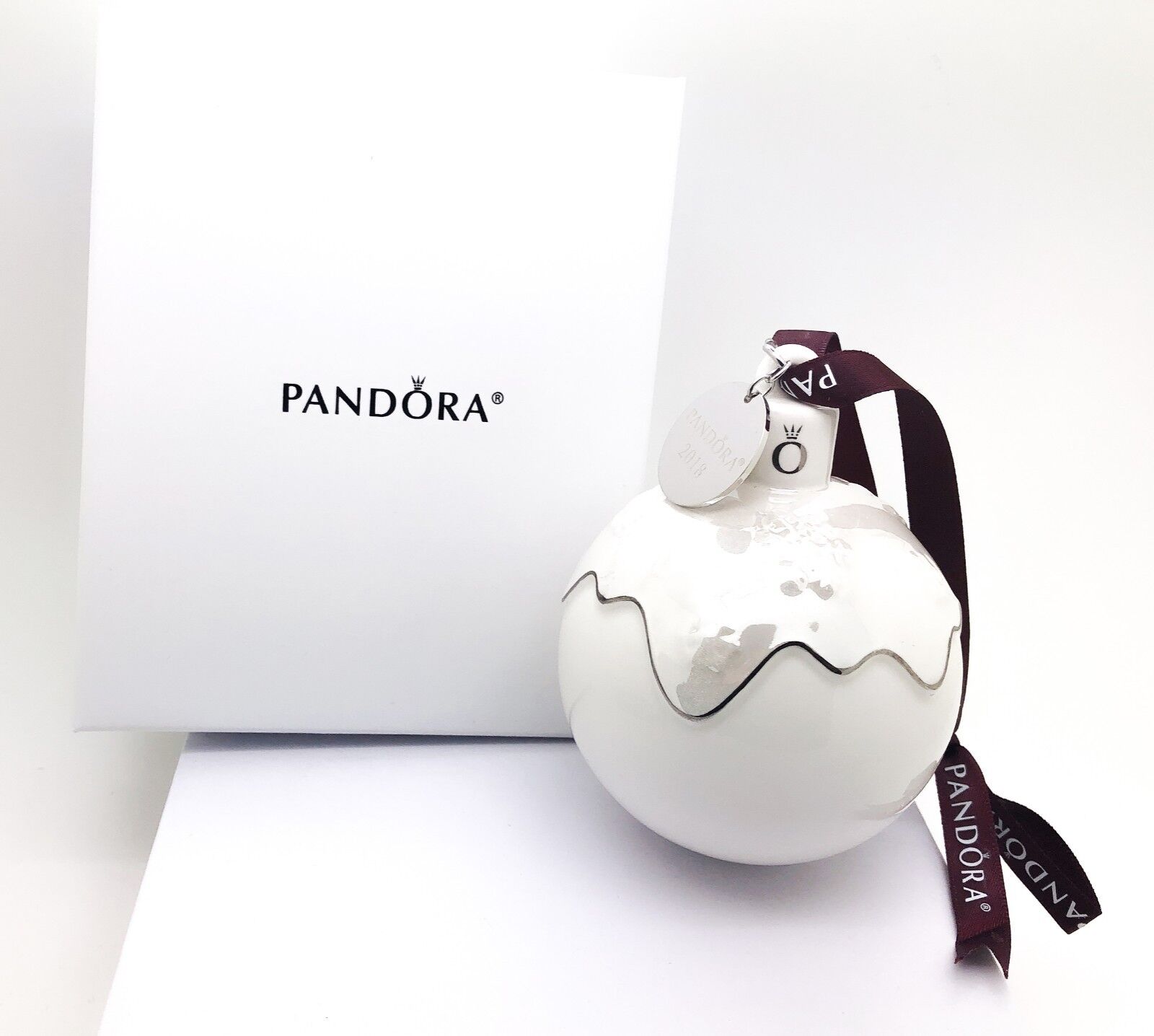 the waiter speech laundry NEW PANDORA Limited 2018 Christmas Holiday Porcelain Ornament W/ Gift Box |  eBay