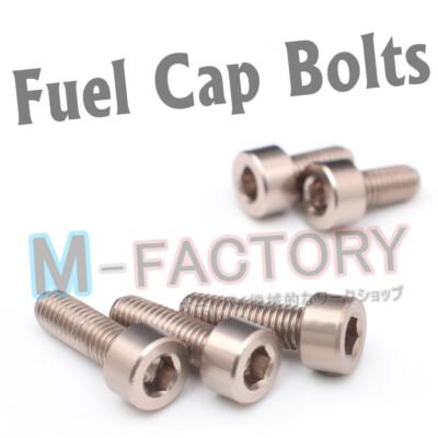 CNC Fuel Tank Gas Cap Bolt Screw Fits Kawasaki Z750 R Z1000 ZX6R
