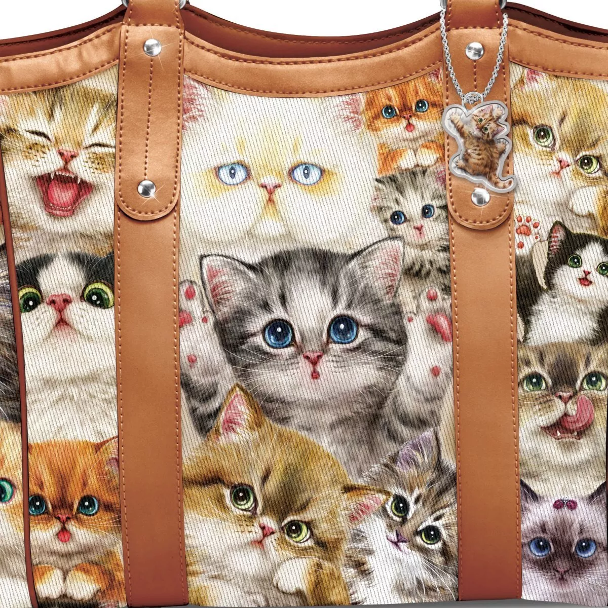 The Bradford Exchange Cats With Purr Sonality Tote Bag by Kayomi