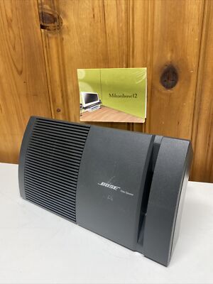 Bose V-100 Black Home Theater Surround Sound Audio Single Video