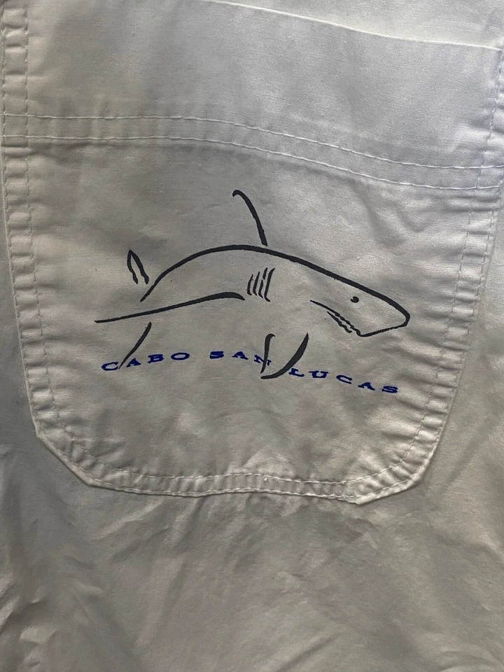 VTG Costa Back Panel Cabo San Lucas SHORT SLEEVE BUTTON UP SHIRT XL Extra Large - Image 4 of 4