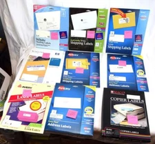 Varied Lot of Ink Jet Shipping/Mailing Labels New