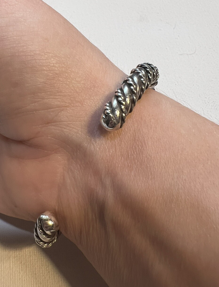 925 Sterling Silver Bangle - image 3