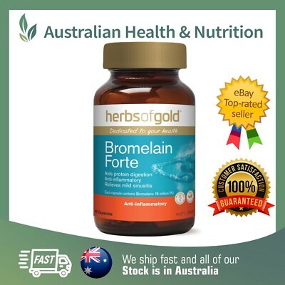 Herbs Of Gold Bromelain Forte Cap X 60 - Buy Online In Australia - Pharmacy Online - Foto 5