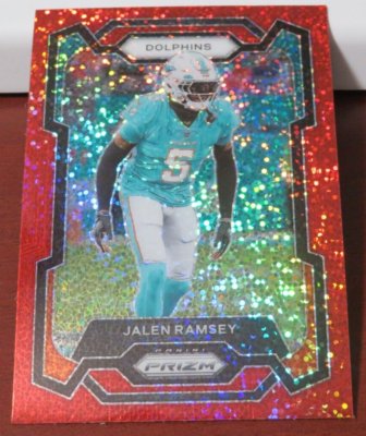 8833 2023 PRIZM RED SPARKLE PACK SP JALEN RAMSEY #184 | eBay