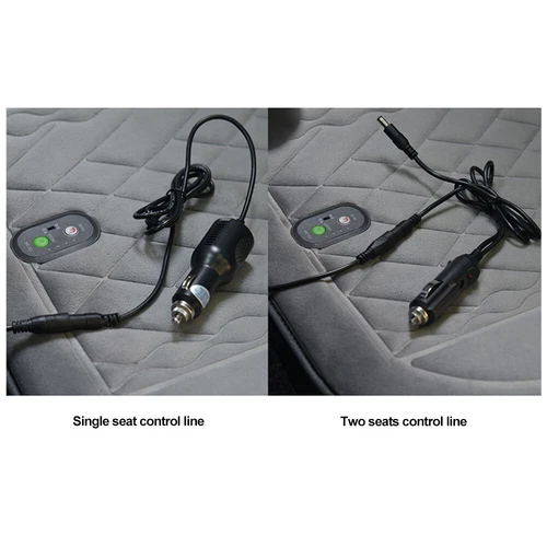2 Piezas Cojín Calefactor Asiento Coche Cojín Calefactable con 12V para Calefacción Asiento Coche - Imagen 16 de 20
