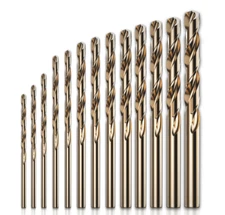 LastCut 12 each  #1 to #60 Heavy Duty  Cobalt Jobber Lots of 12 M35 Split Point