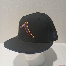 New Era 5950 Los Angeles Lakers Dynasty Fitted Hat Cap 7-1/2 Old Stock NEW Wool
