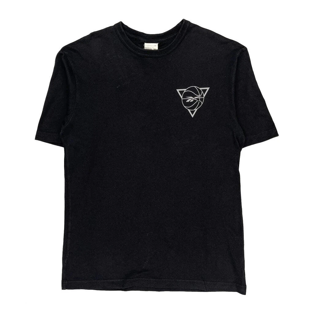 Hoops Camp 1999 Reebok Graphic T-Shirt - Medium Black Cotton