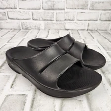 OOfos OOriginal Recovery Slide Women's Sz 10 EU 44 Black Comfort Casual Sandals