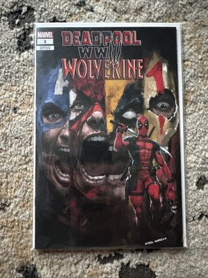DEADPOOL & WOLVERINE WWIII #1 * NM+ * SKAN SRISUWAN TRADE VARIANT LTD 600 W/ COA