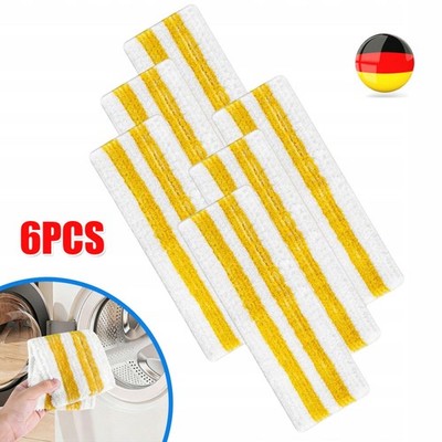 6 Dampfreiniger Bodentuch Pads Tuchset für Kärcher Easyfix SC1 SC2 SC3 SC4 SC5
