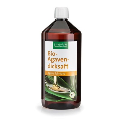 Bio-Agavendicksaft | Natürliches Süßungsmittel | Rein pflanzliche Süße | 1 Liter